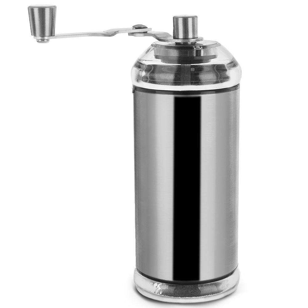 Manual Coffee Grinder in Stainless Steel and Adjustable Grinding Degree