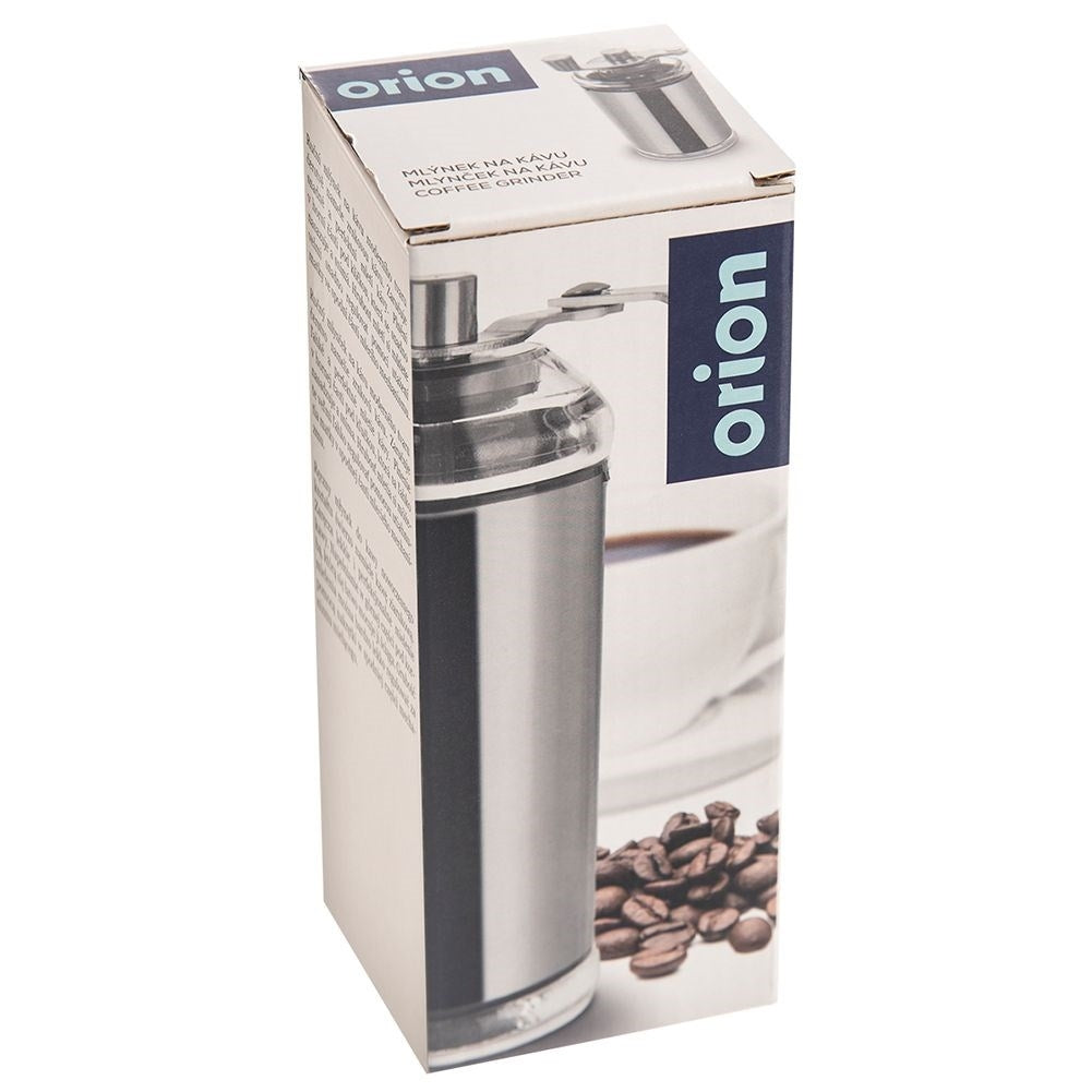 Manual Coffee Grinder in Stainless Steel and Adjustable Grinding Degree