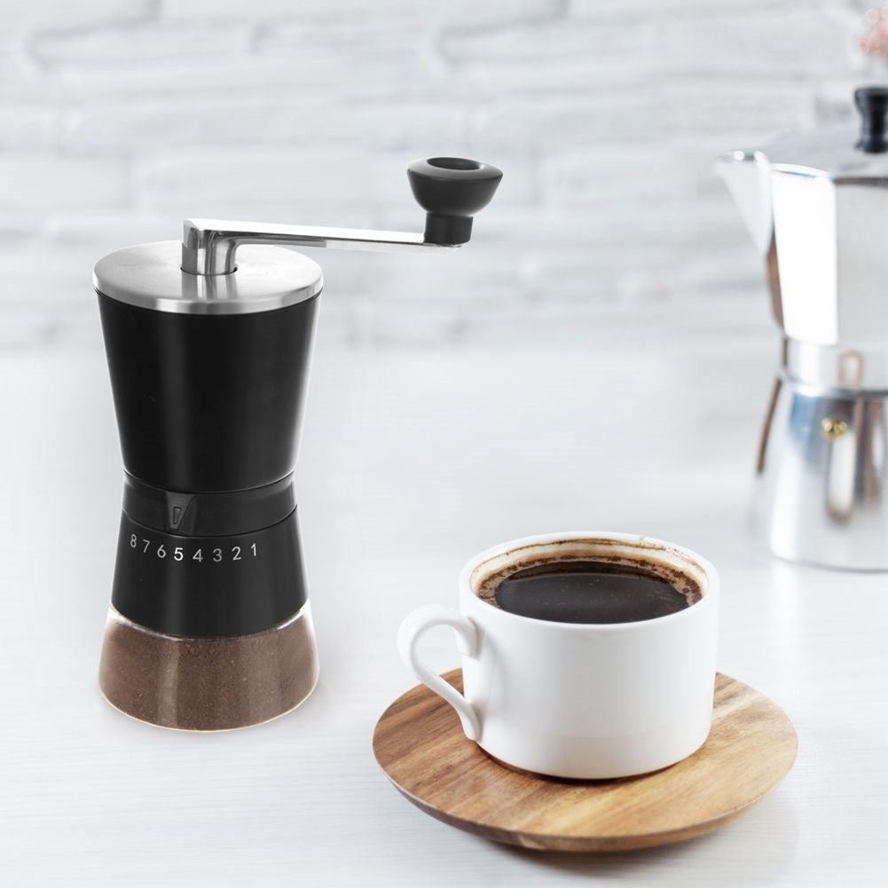 Manual Coffee Grinder with Adjustable Ceramic Grinding Degree
