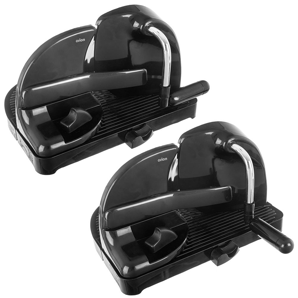Manual bread slicer, compact, black