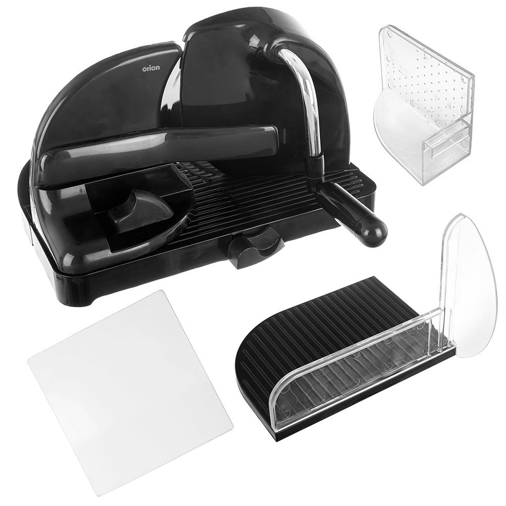 Manual bread slicer, compact, black