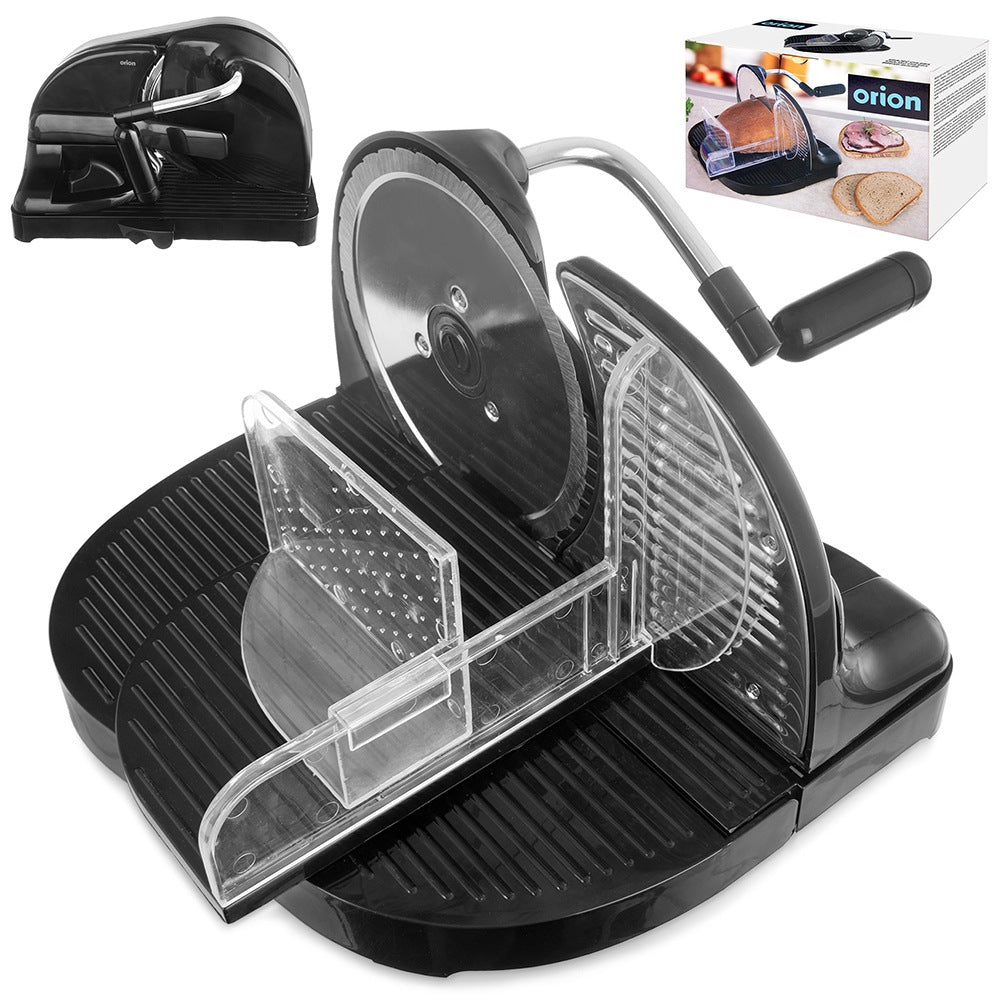 Manual bread slicer, compact, black