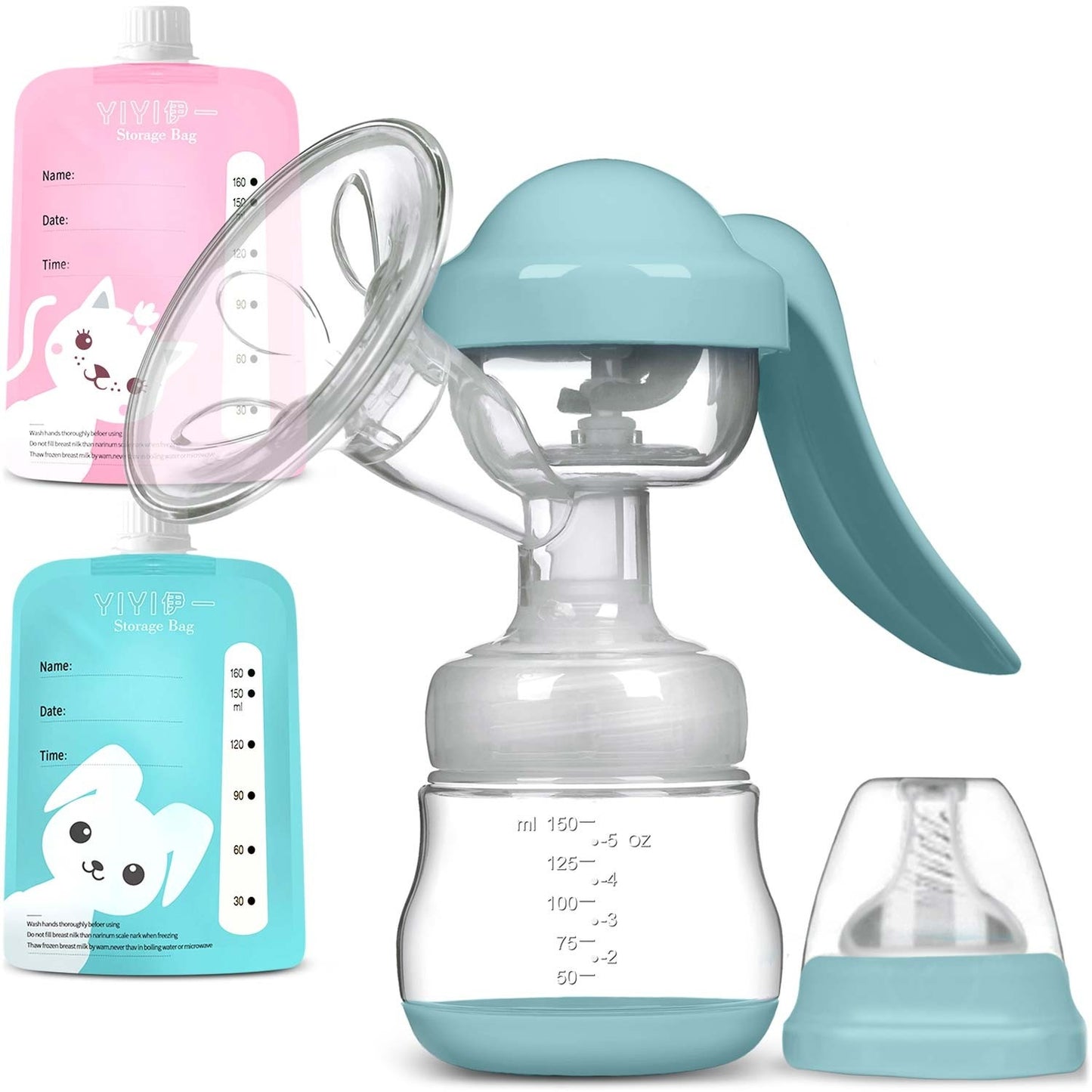 Manual breast pump with accessories Berdsen BL-900