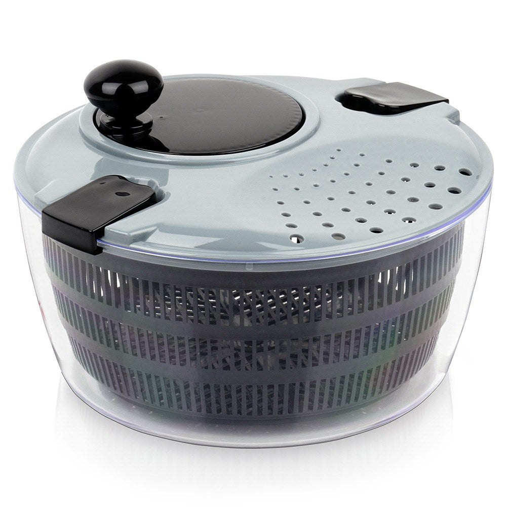 Manual salad spinner dryer