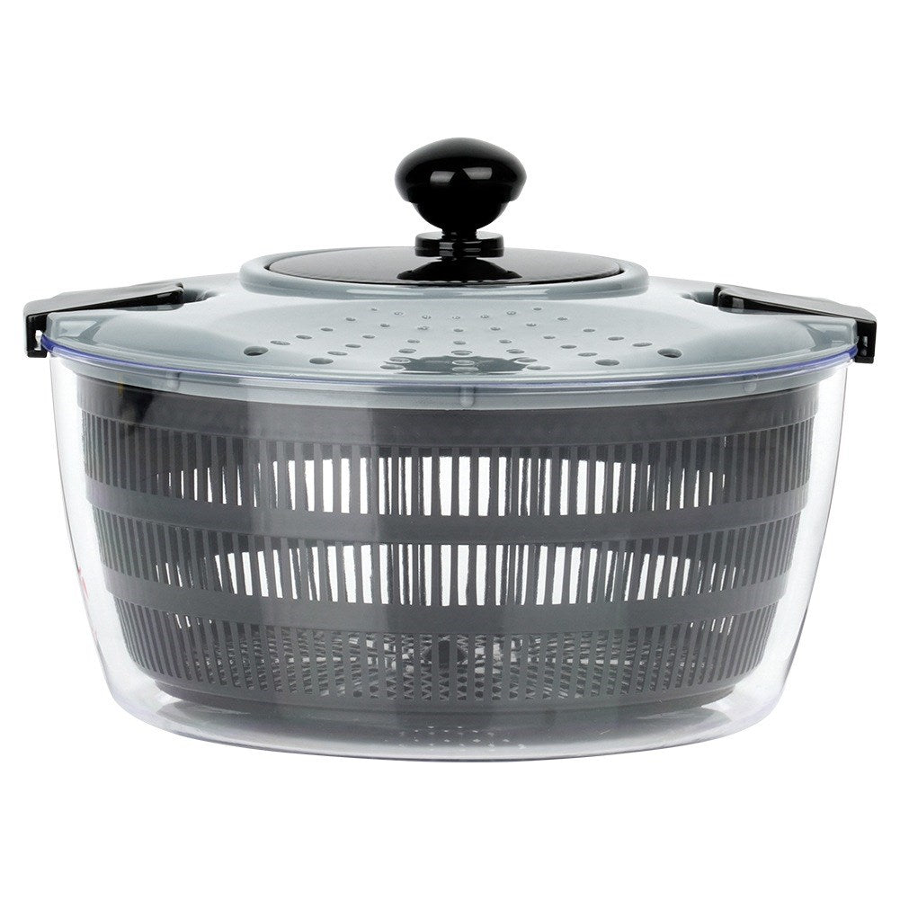 Manual salad spinner dryer