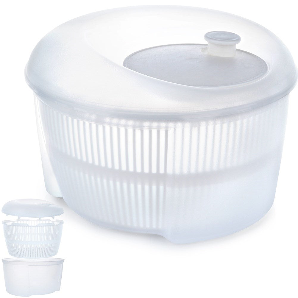 Manual salad spinner dryer