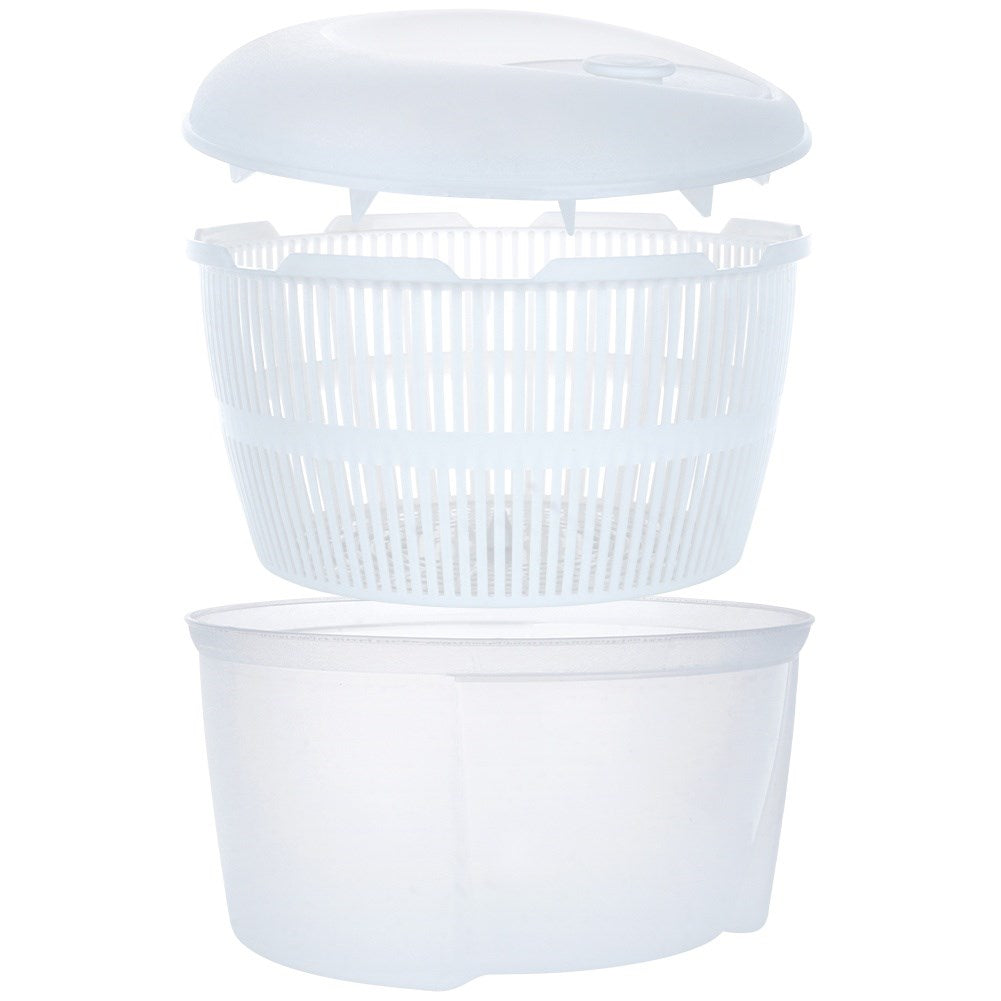 Manual salad spinner dryer