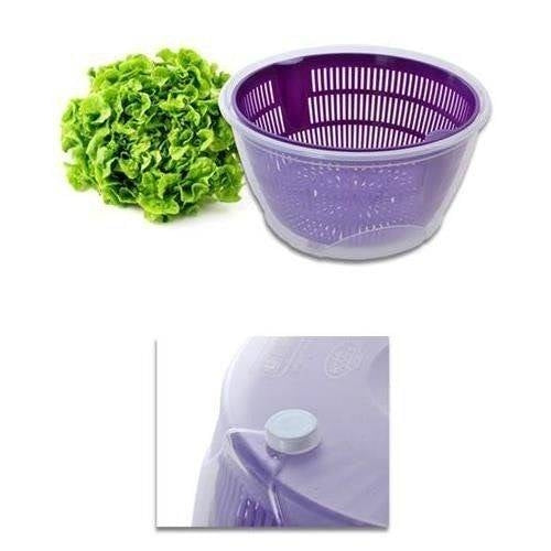 Manual salad spinner dryer