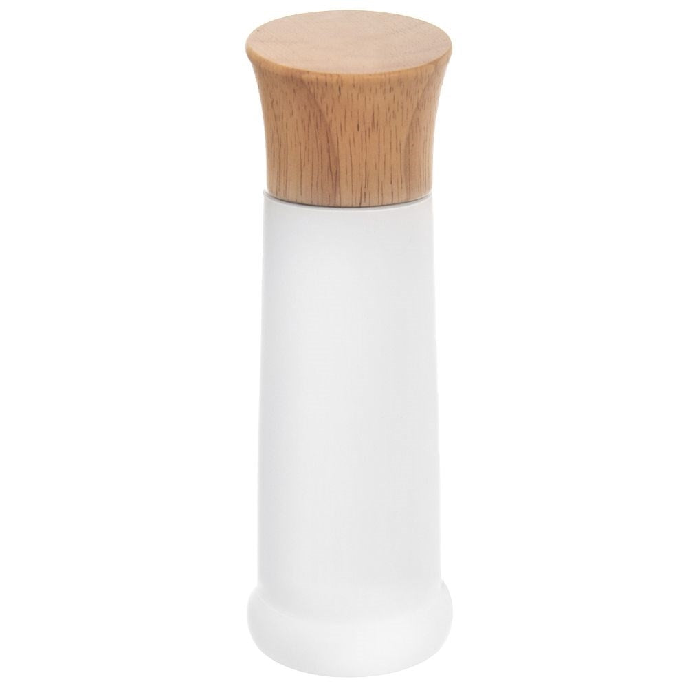 Manual spice grinder with adjustable grinding knob