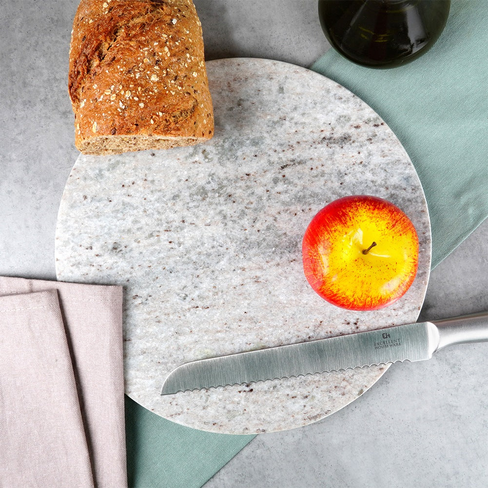 Marble chopping and serving board 28 cm