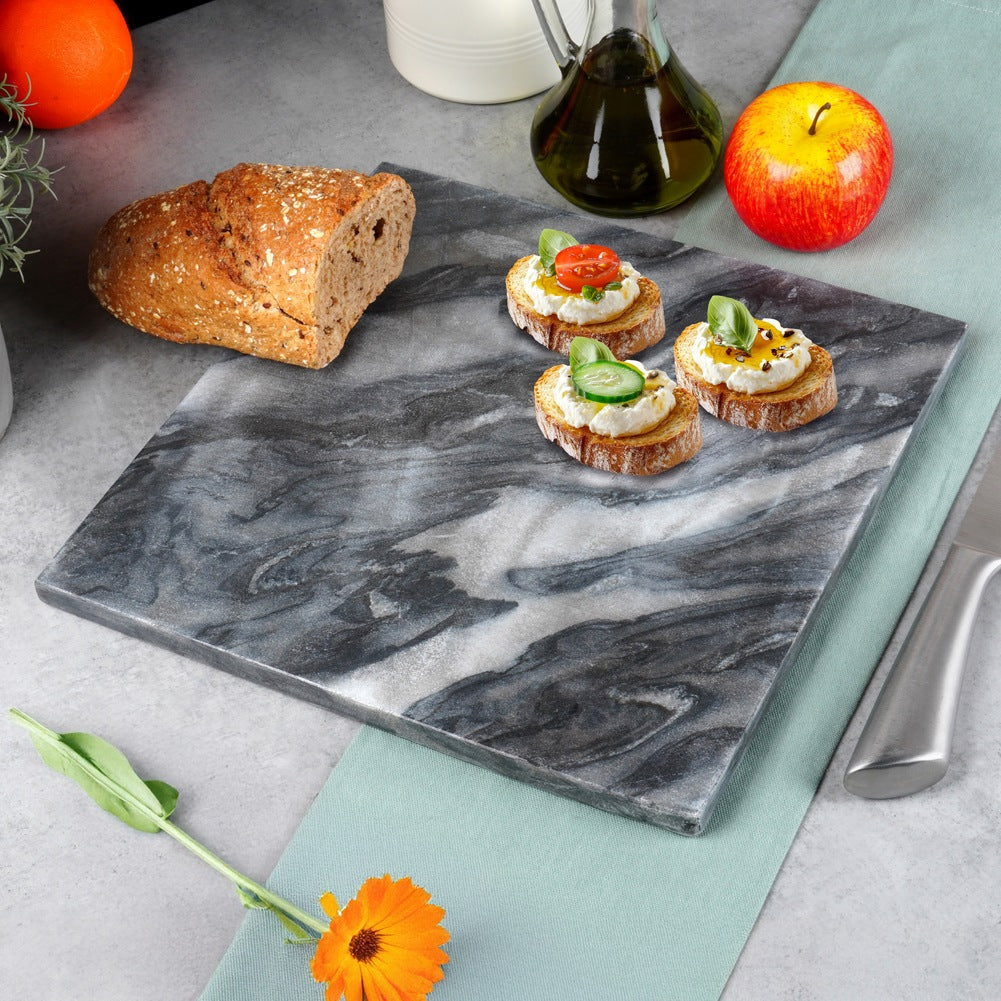 Marble chopping and serving board 30x30 cm