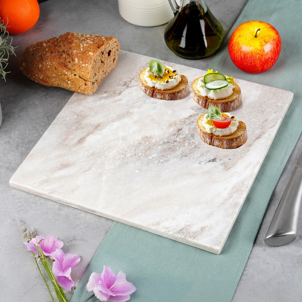 Marble chopping and serving board 30x30 cm
