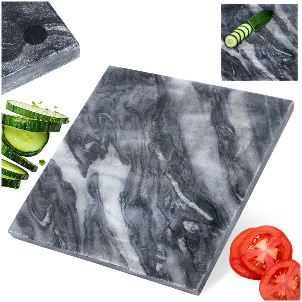 Marble chopping and serving board 30x30 cm