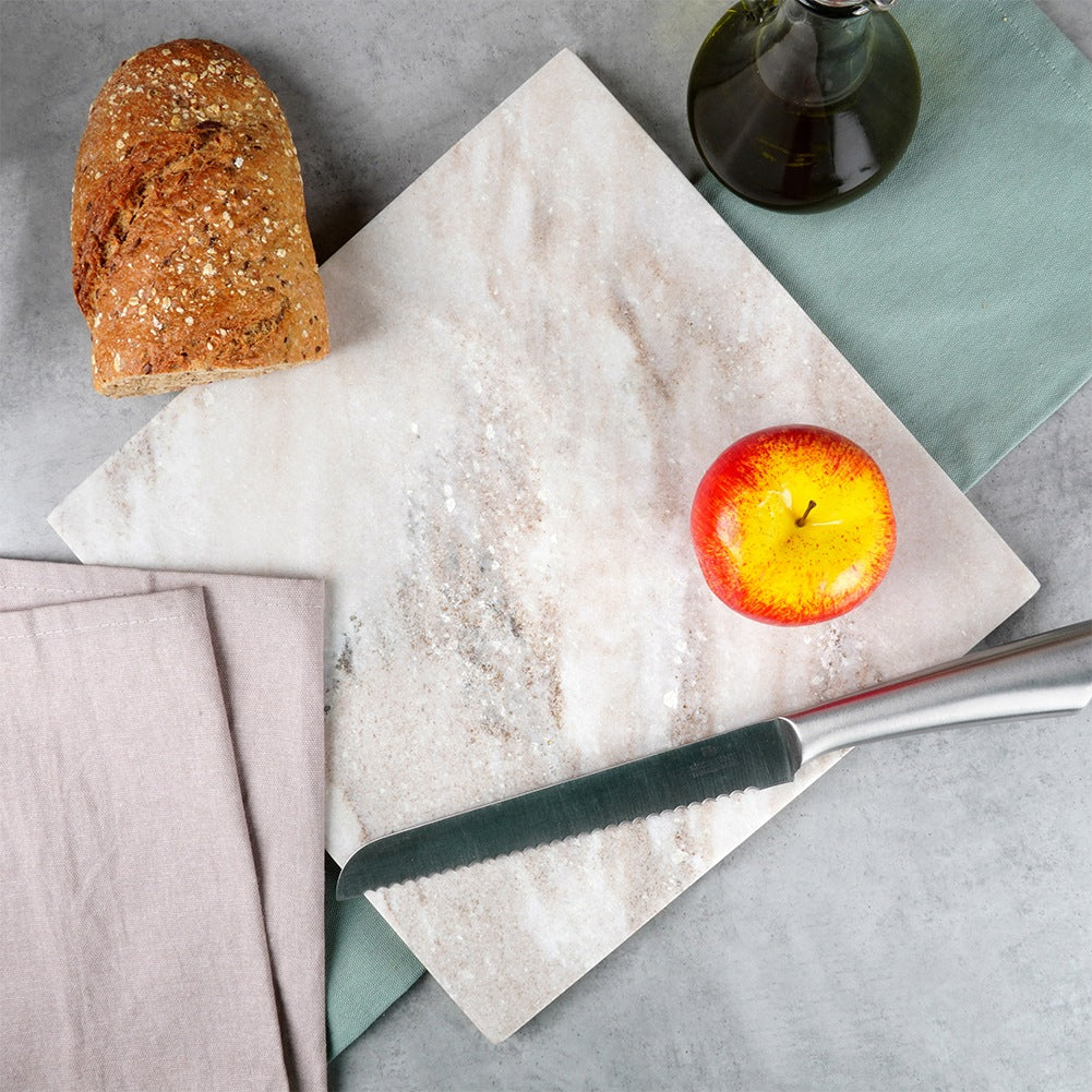 Marble chopping and serving board 30x30 cm