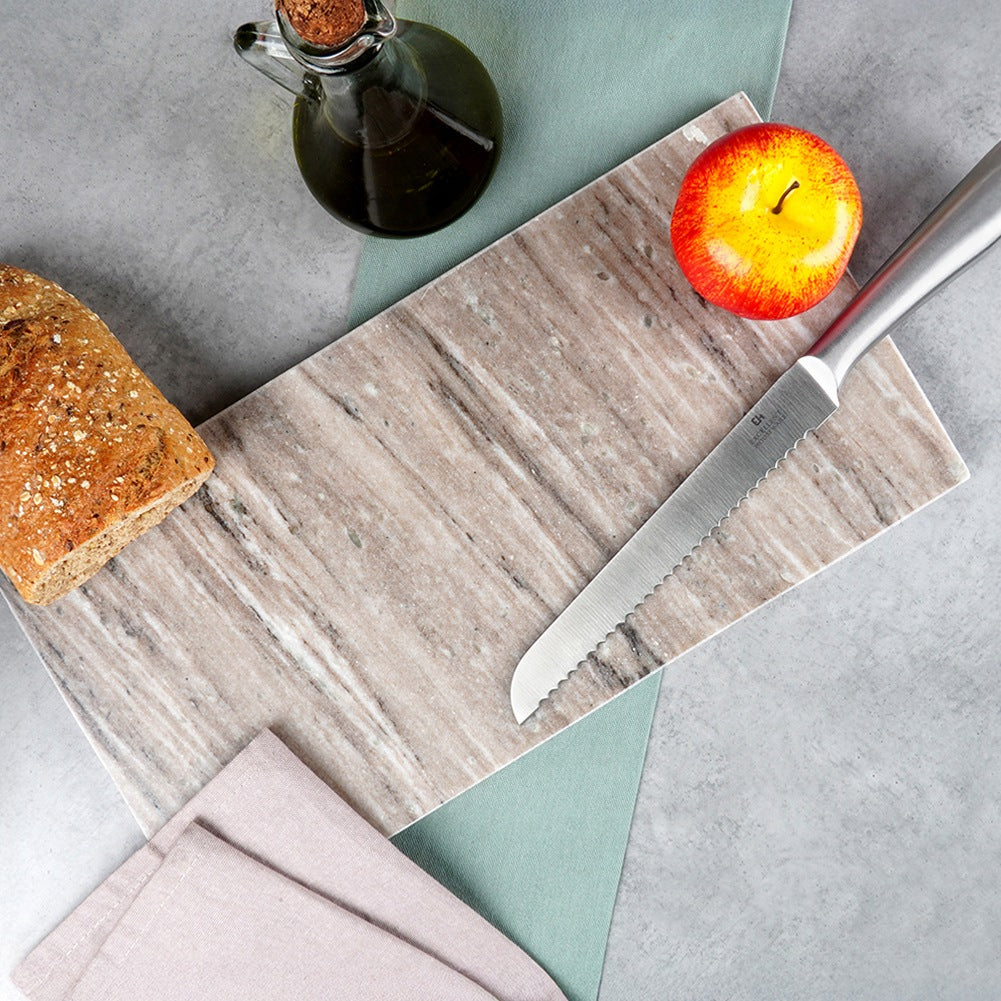 Marble chopping and serving board 40x20 cm