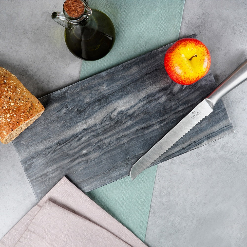 Marble chopping and serving board 40x20 cm