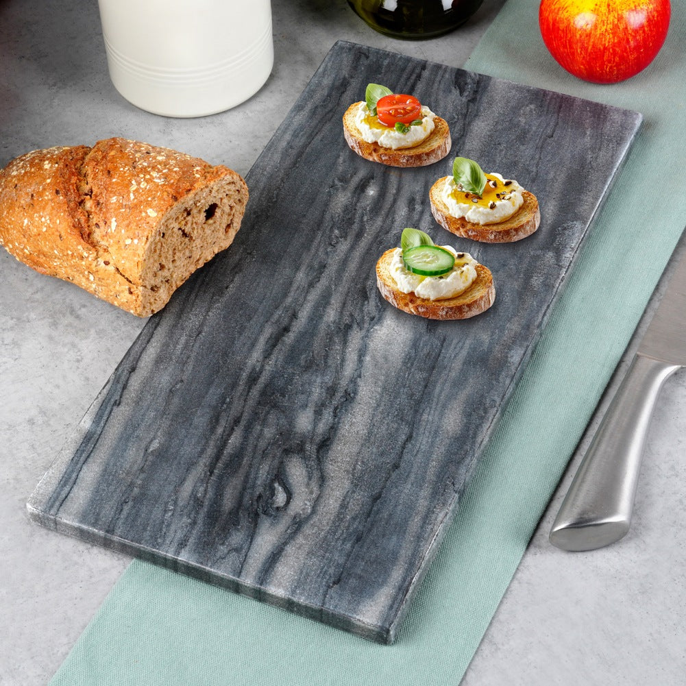 Marble chopping and serving board 40x20 cm