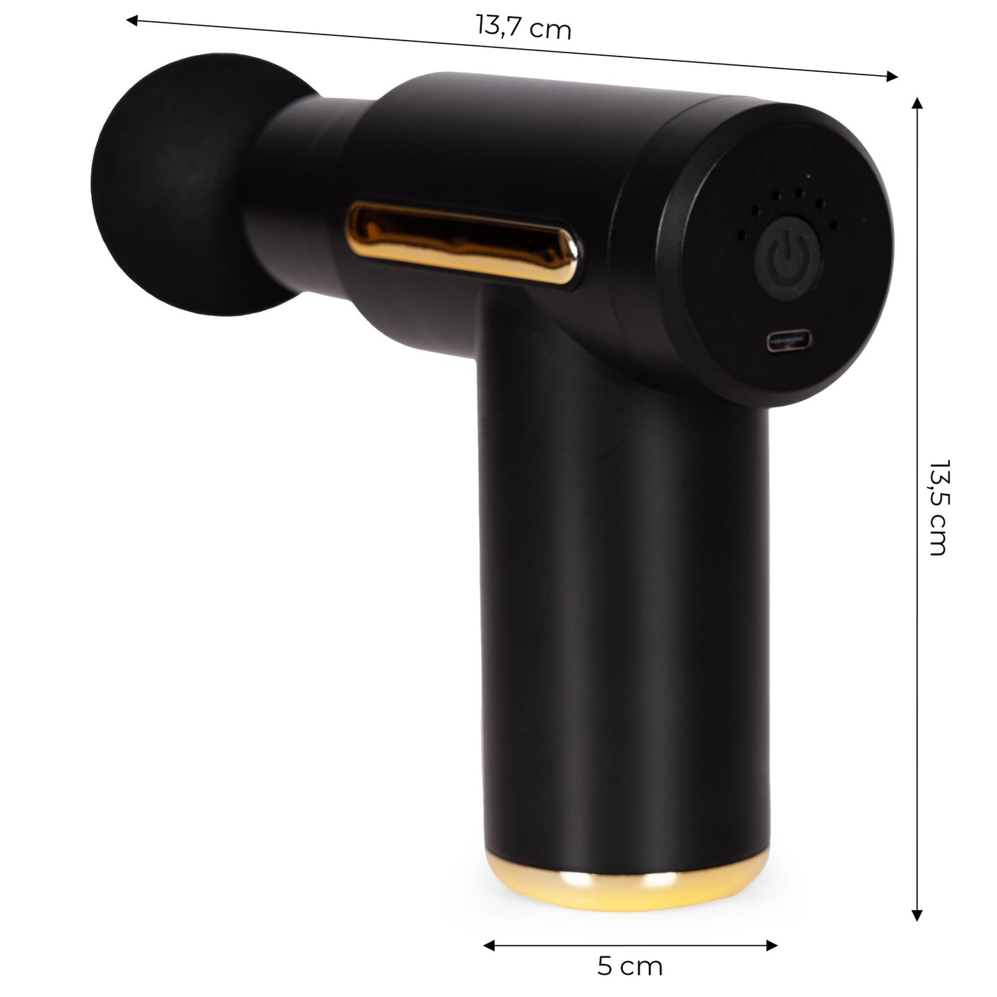 Massage Gun with 4 Heads, 6 Intensity Levels