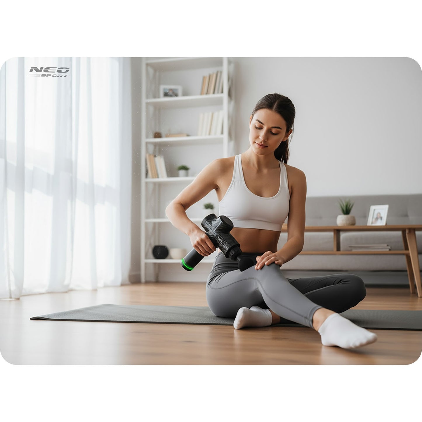 Massage Gun with 9 Attachments – Wireless, 30 Speeds