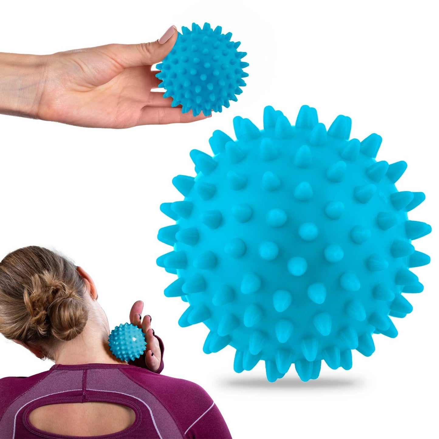 Massage and exercise ball 7.5 cm NS-957 blue