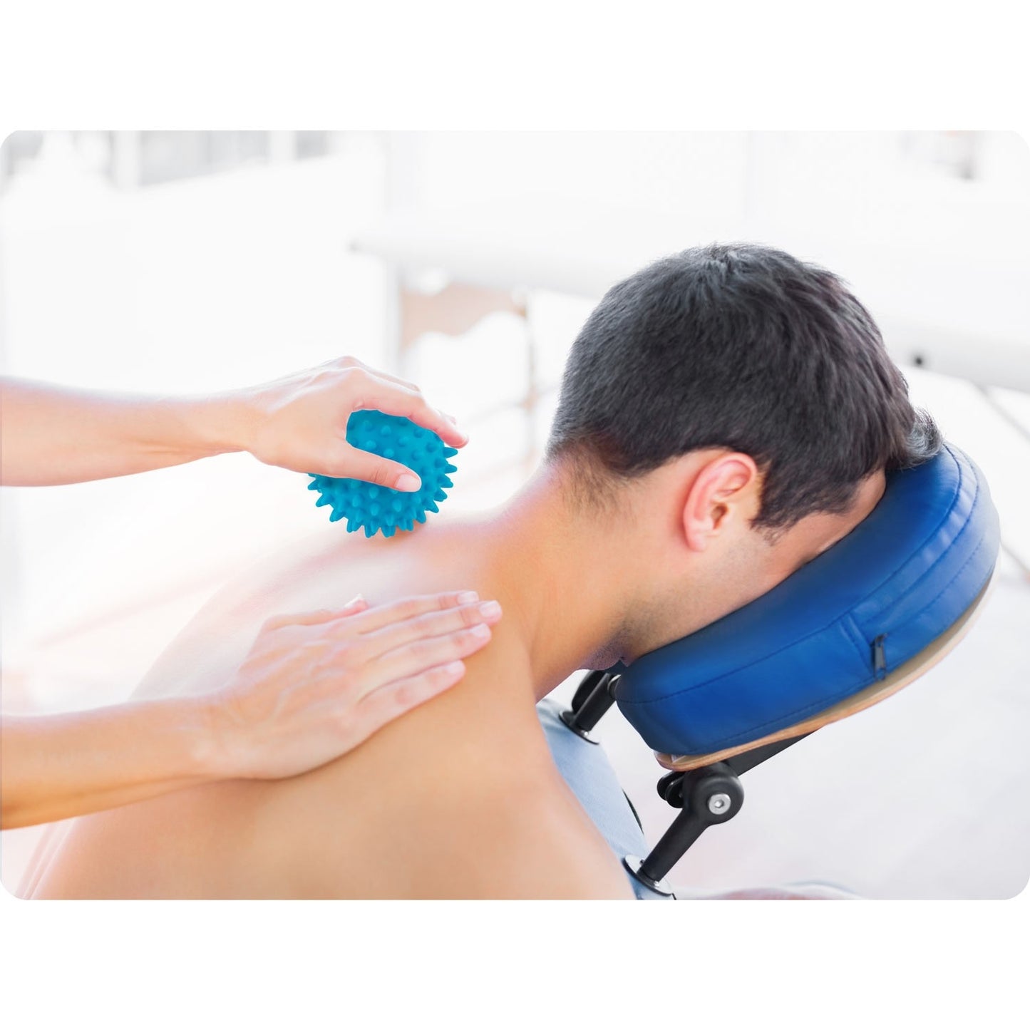 Massage and exercise ball 7.5 cm NS-957 blue