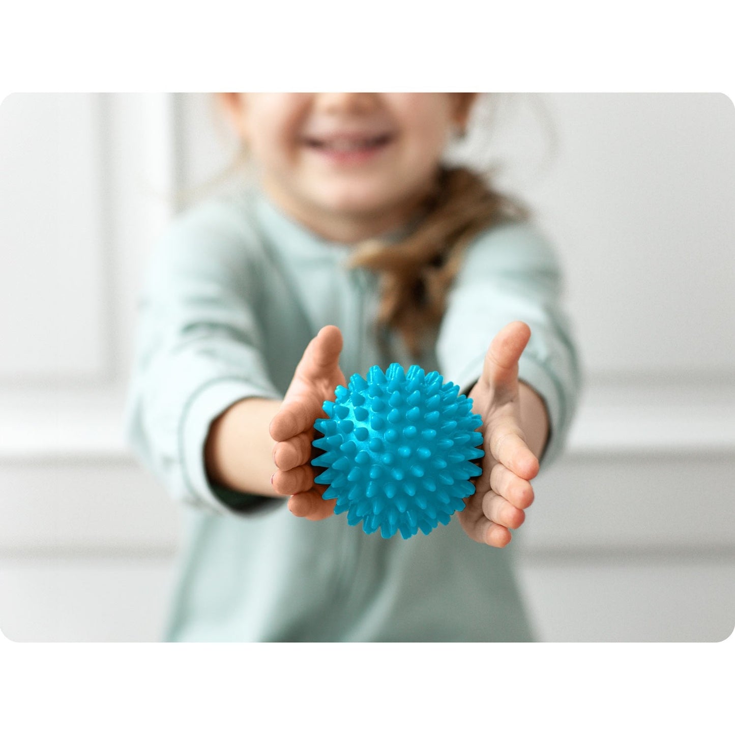 Massage and exercise ball 7.5 cm NS-957 blue