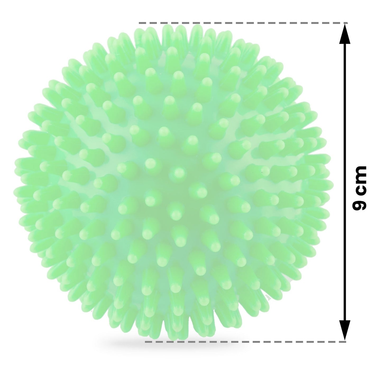 Massage and exercise ball 9 cm - Green (NS-957)