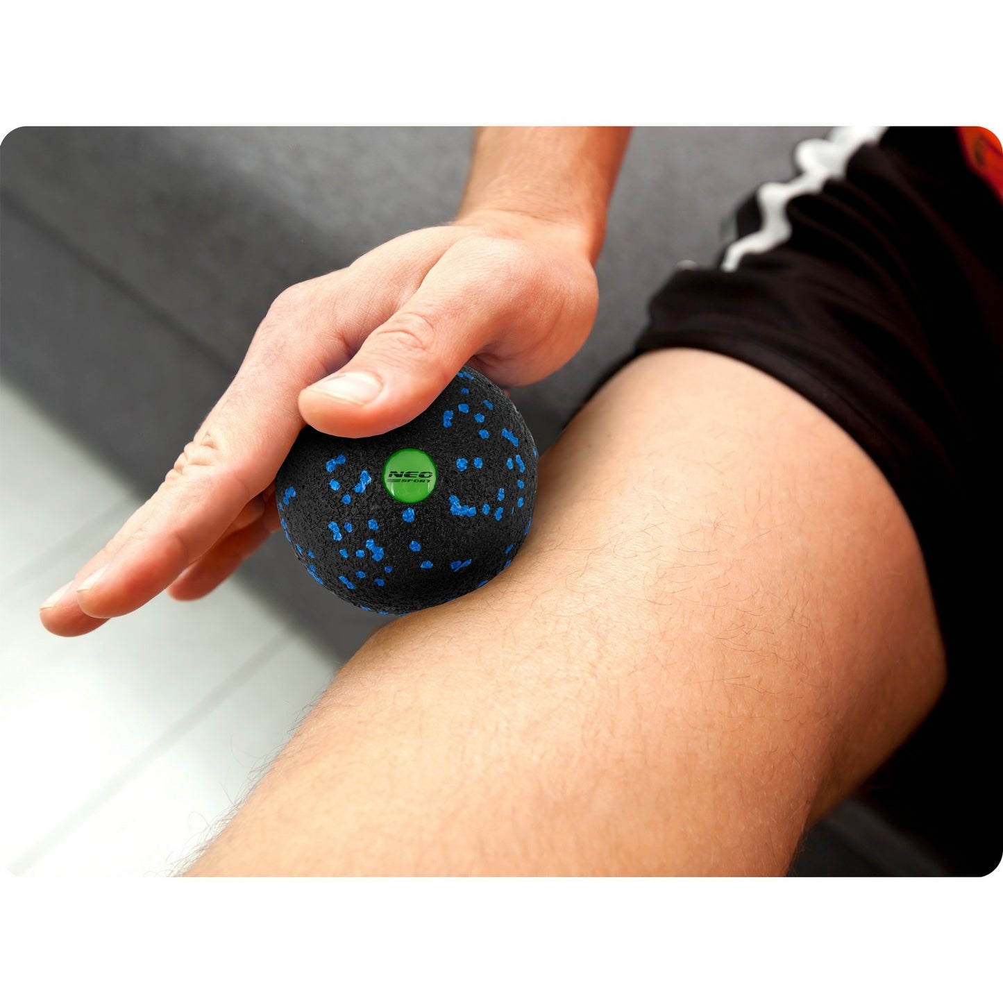Massage ball + Double Massage ball - Set - NS-997 Black/Blue