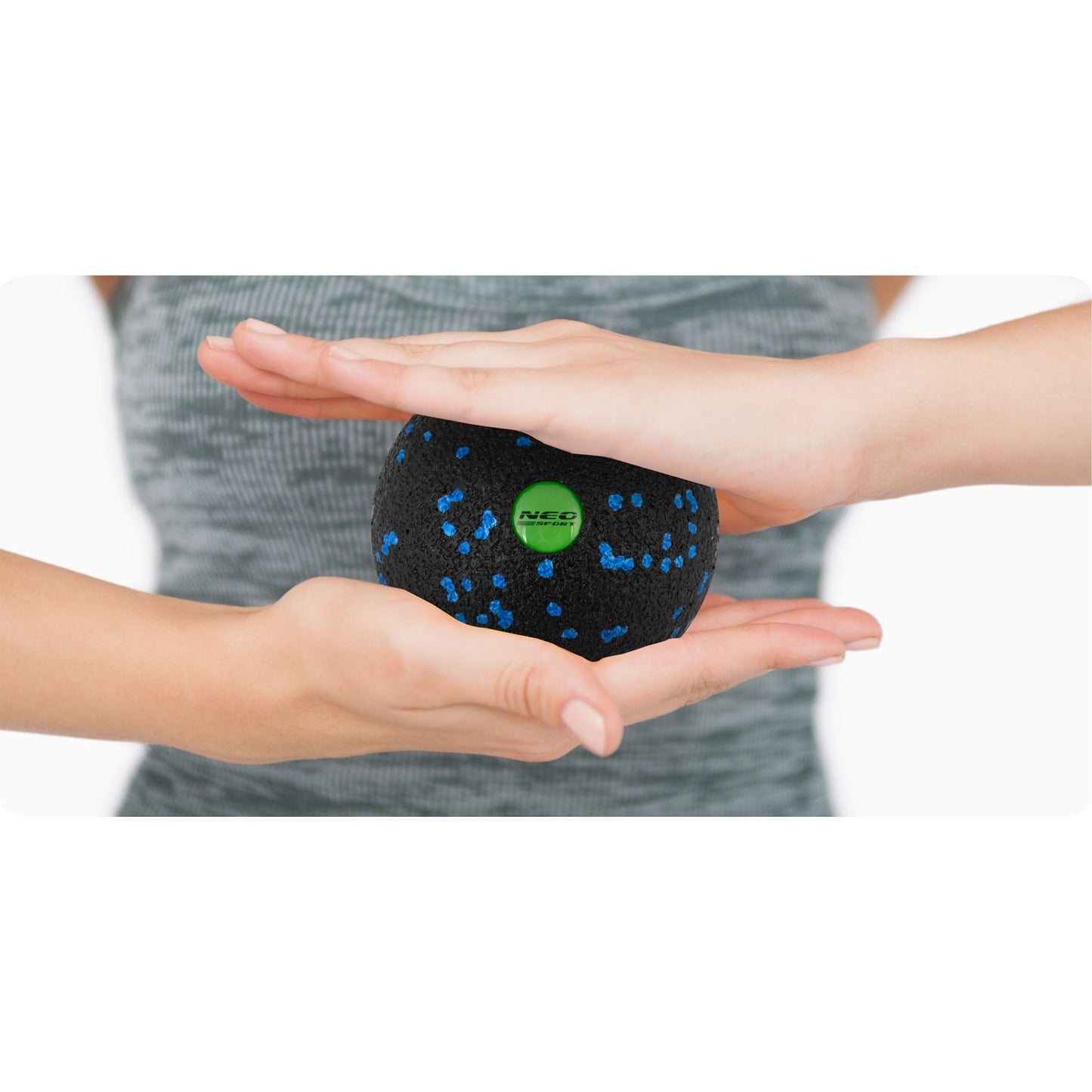 Massage ball + Double Massage ball - Set - NS-997 Black/Blue