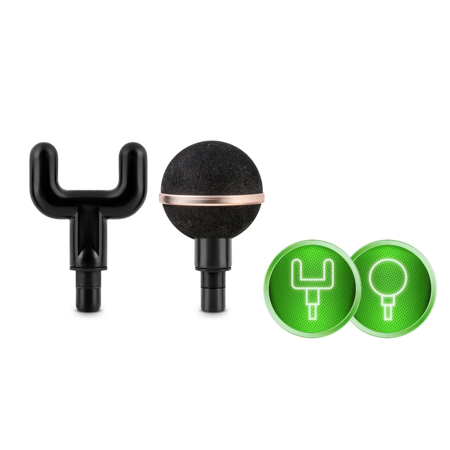 Massage gun for the body with 8 accessories NS-500 Neo-sport pink
