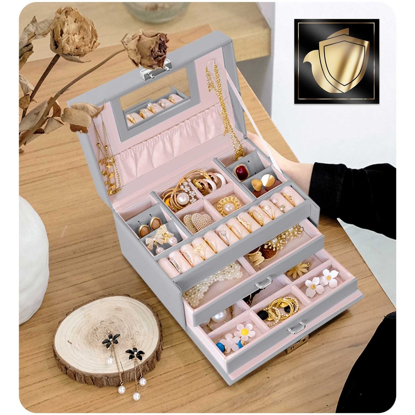 Massido MS-700 Jewelery Box - Grey