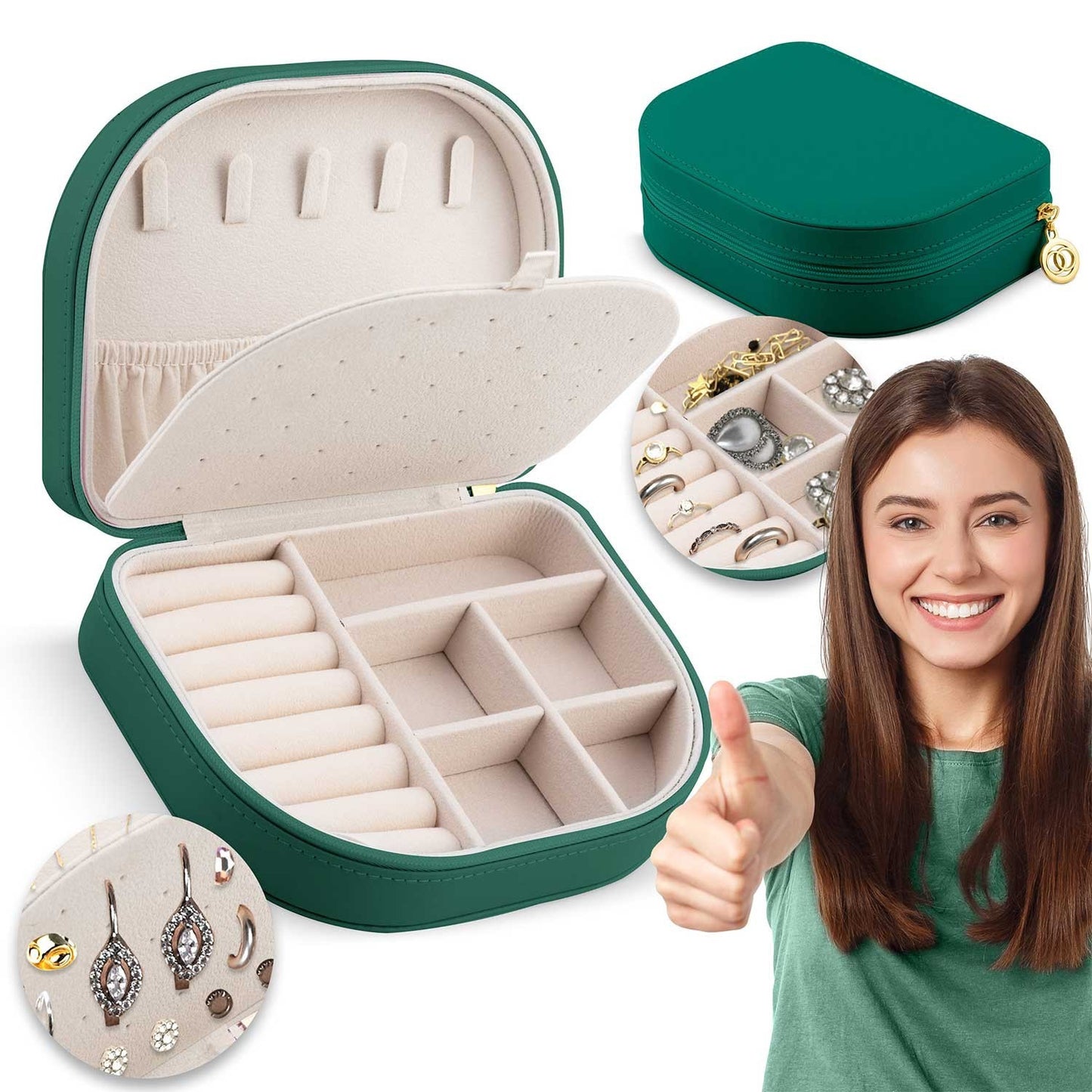 Massido MS-707 Jewelery Box - Green