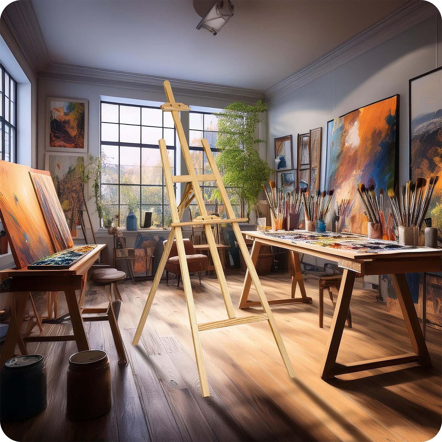 Massido MS-989 painting easel 175cm