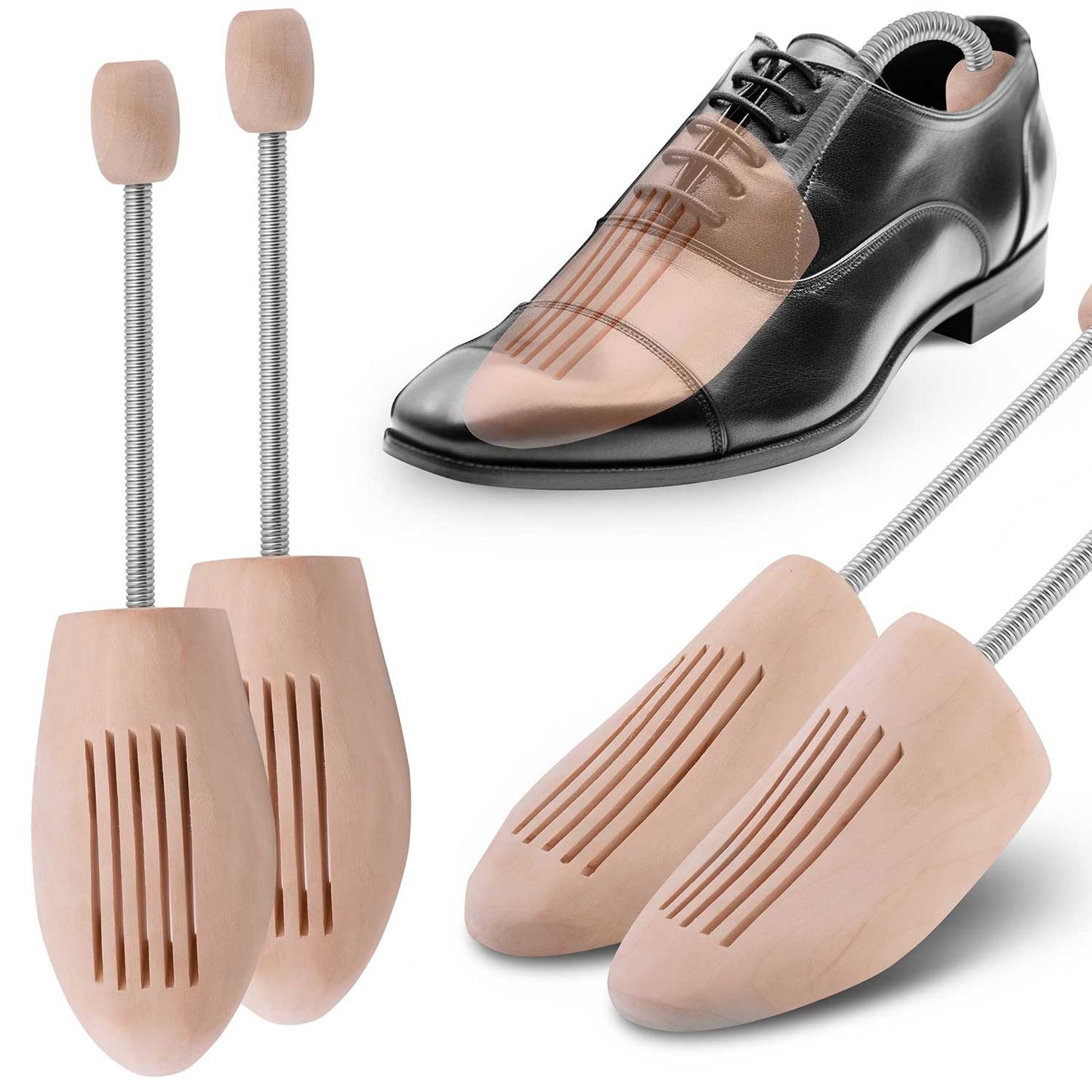 Massido Shoe extender with spring system, Size 40/41 - 2-pack