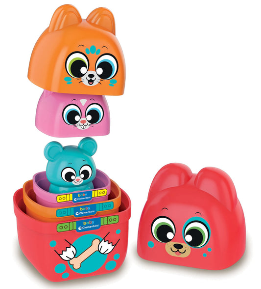 Matryoshka Toy Set with Animal Characters for Kids