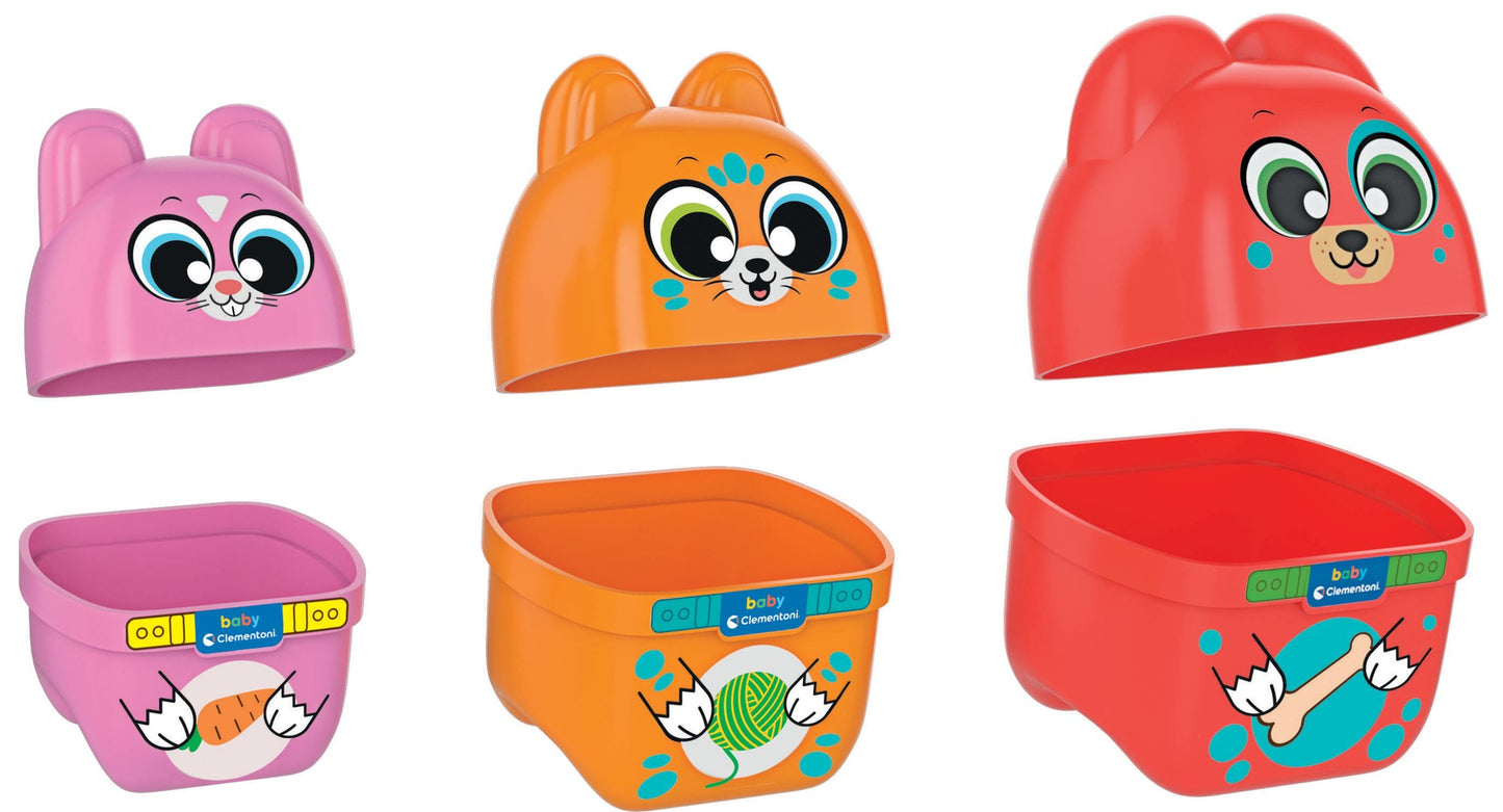 Matryoshka Toy Set with Animal Characters for Kids