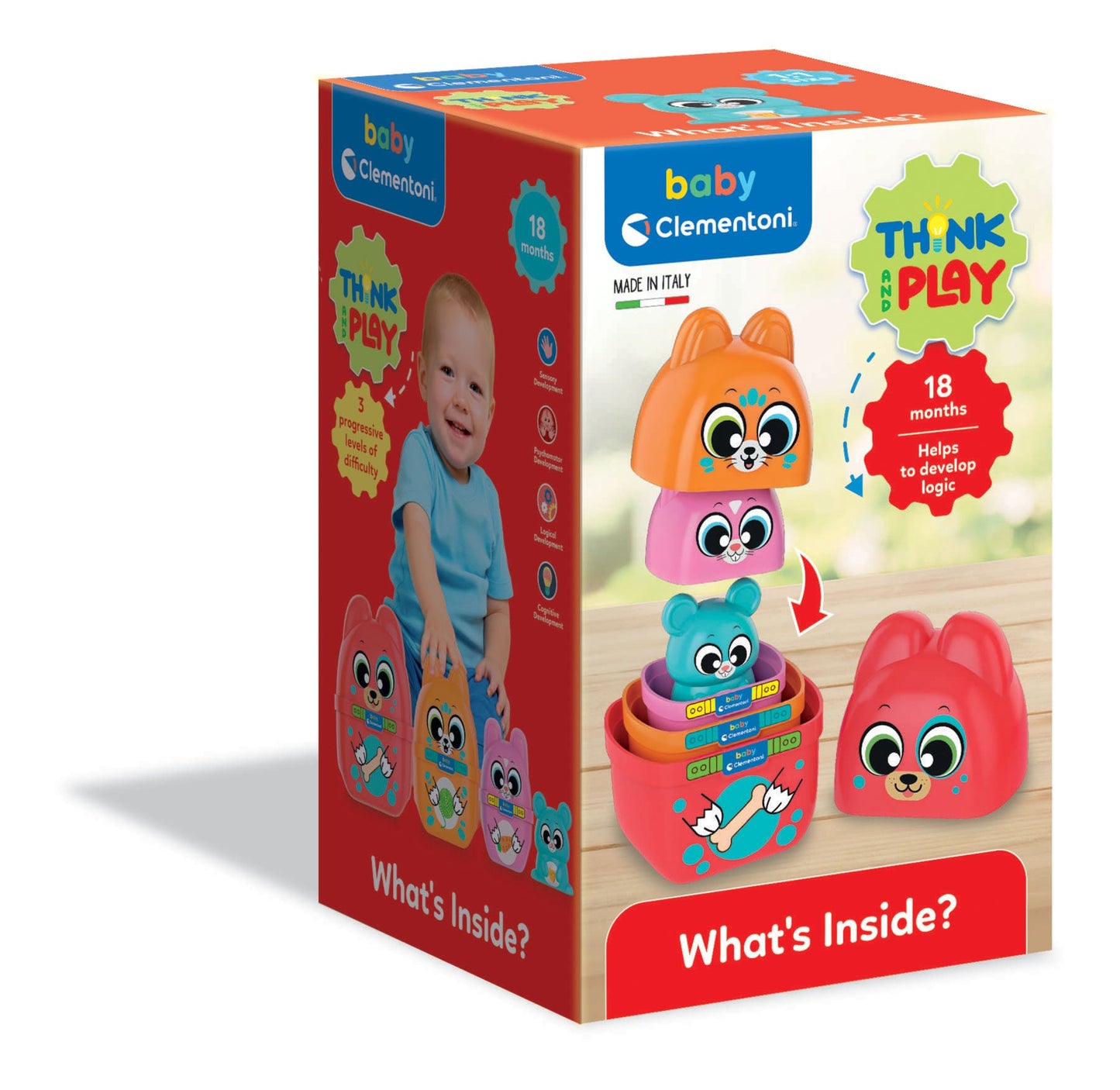 Matryoshka Toy Set with Animal Characters for Kids