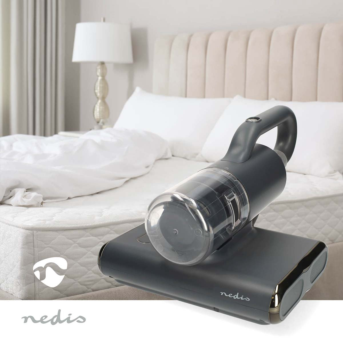 Mattress Vacuum Cleaner, 500W, UV-C, HEPA, Dual Brush