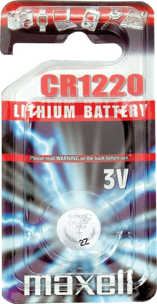 Maxell Button cell battery CR1220 3V - 1-pack