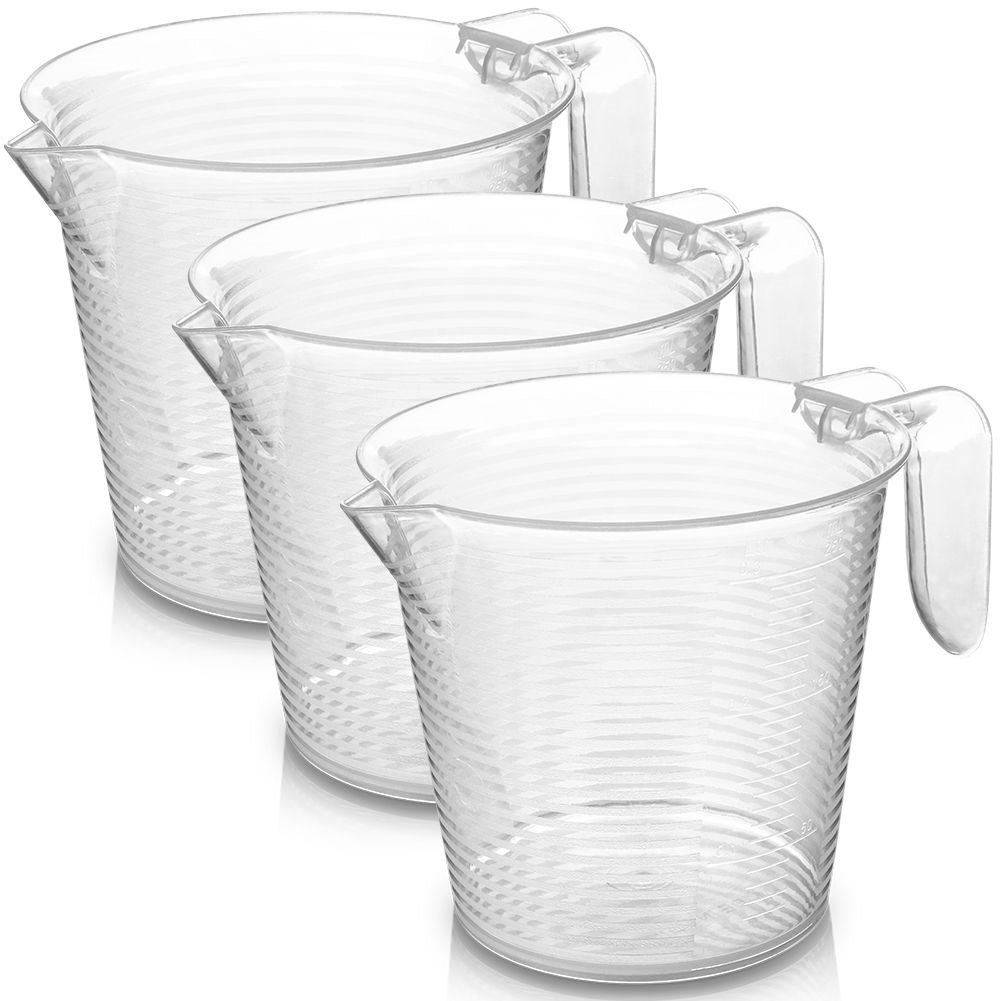 Measuring cup 250 ml with handle and spout for liquids