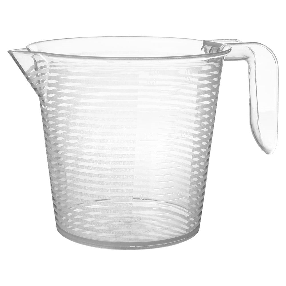 Measuring cup 250 ml with handle and spout for liquids