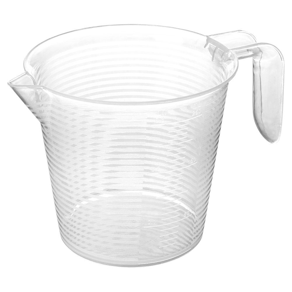 Measuring cup 250 ml with handle and spout for liquids