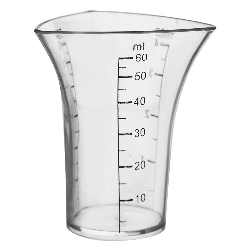 Measuring glass 60 ml: Perfect for bar and kitchen, 3 measures