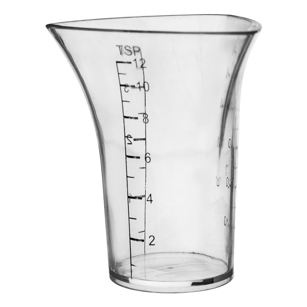 Measuring glass 60 ml: Perfect for bar and kitchen, 3 measures