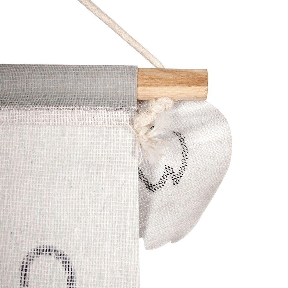 Measuring stick for Children's room with Koala motif in Gray Canvas