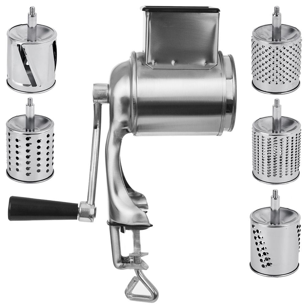 Meat grinder with 5 inserts - Perfect for nuts, vegetables and fruit