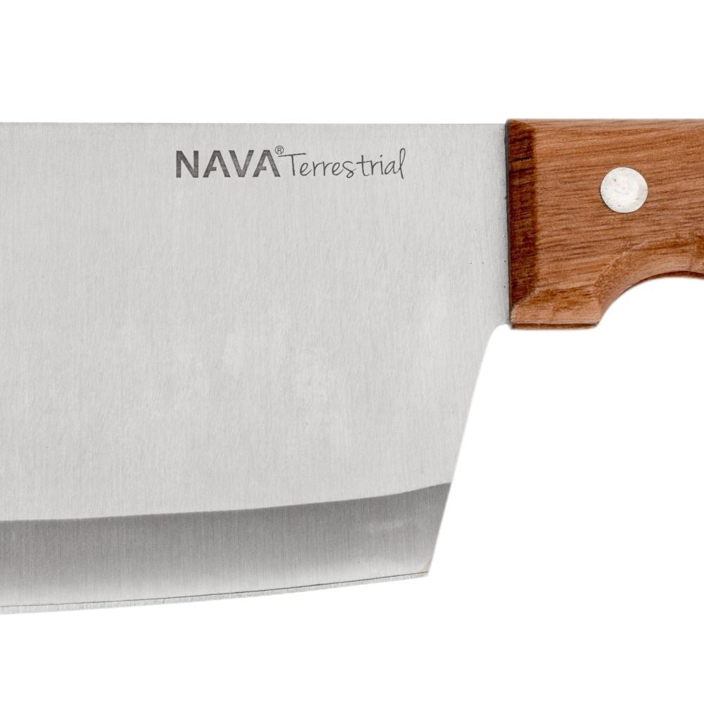Meat knife with stainless steel blade