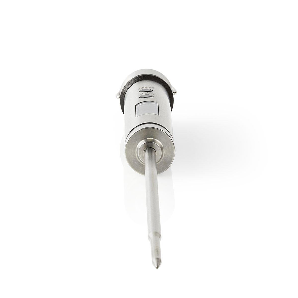 Meat thermometer | LCD Screen | 0 - 200 °C | Silver