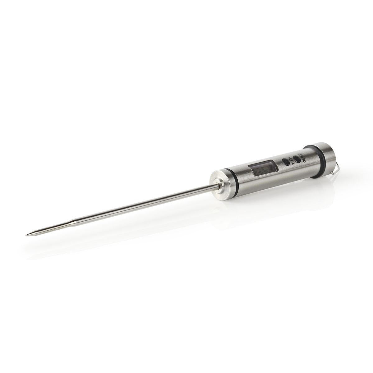 Meat thermometer | LCD Screen | 0 - 200 °C | Silver