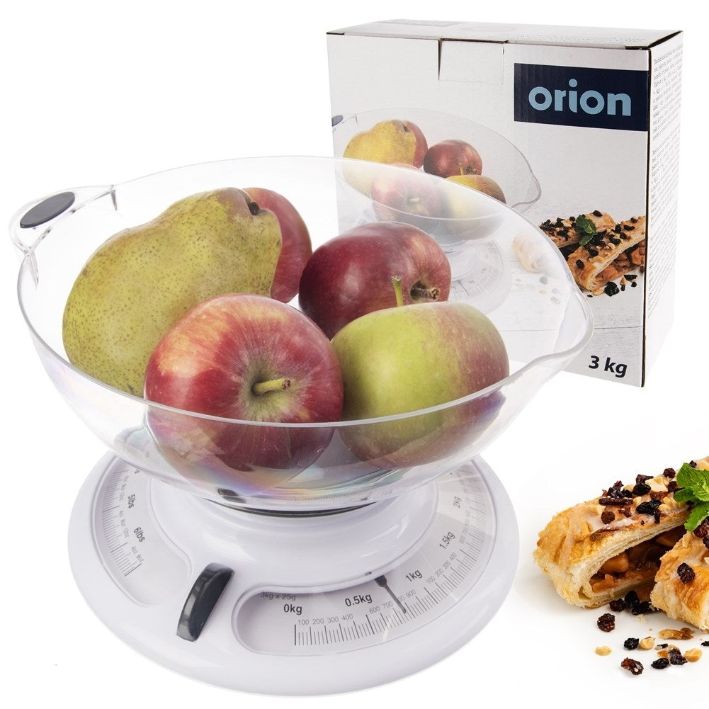 Mechanical Kitchen Scale with Removable Bowl